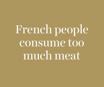 Question : French people consume too much meat ?