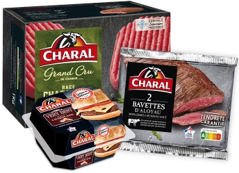 Visual of the flagship products of the brand Charal