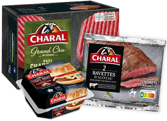 Visuel des produits phares de la marque Charal