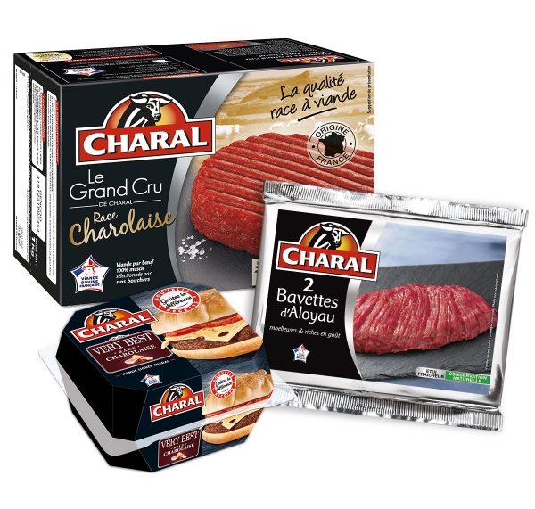 Visuel des produits phares de la marque Charal